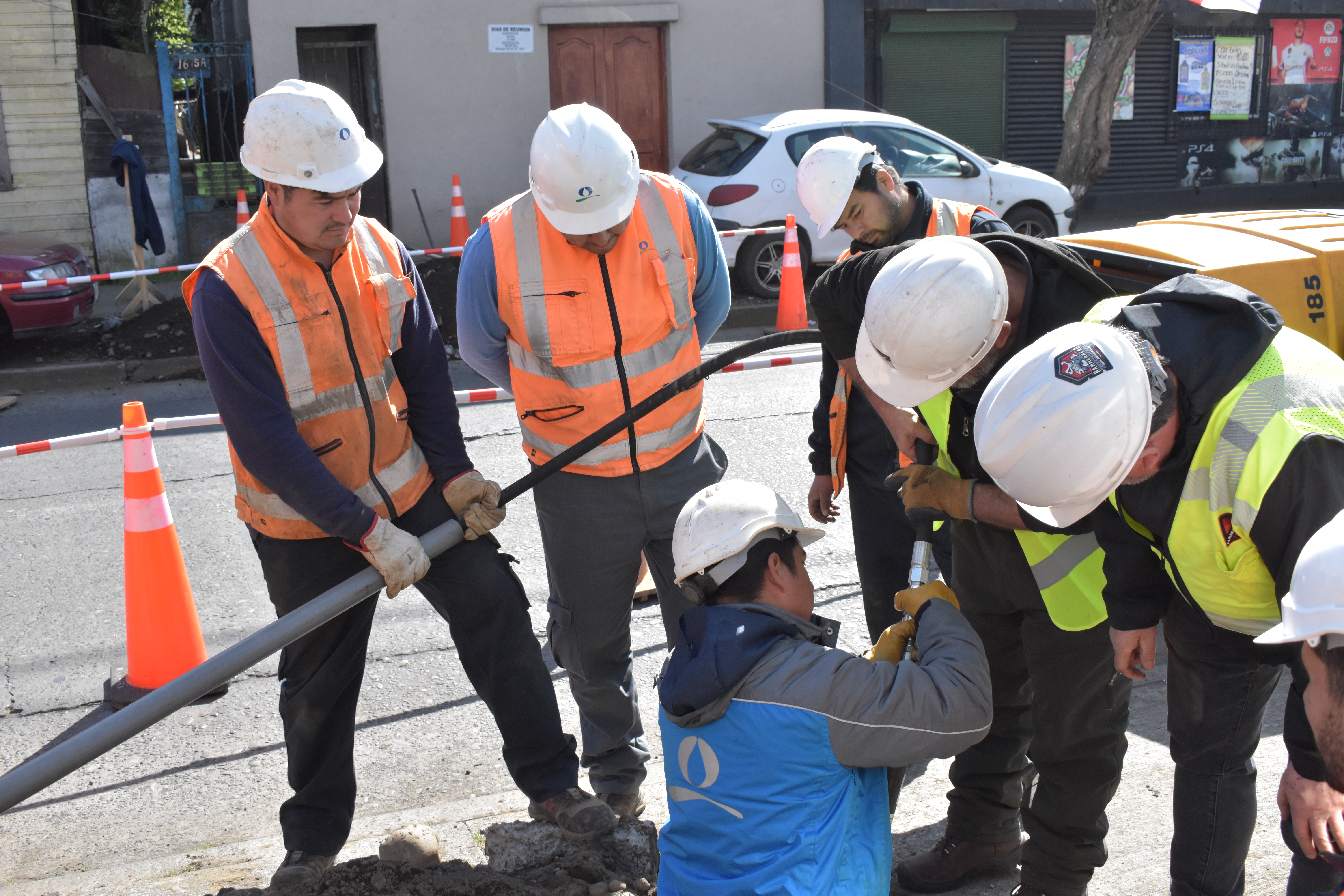 Implementamos tunelera para realizar conexión subterránea de redes de agua